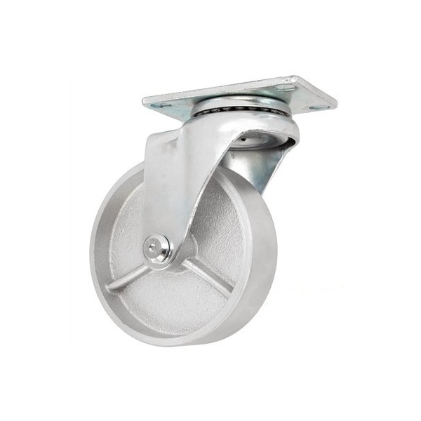 3"x1.25" LIGHT DUTY SEMI-STEEL WHEEL, SWIVEL CASTER, 300 LB CAPACI